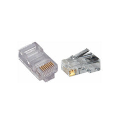 CONECTOR RJ45 UNIFILAR RJU-1U PARA CABLE CAT5 LINKMADE