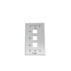 FACEPLATE VERTICAL 3 PUERTOS 70X115 VCFP3P VCONN