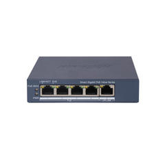 SWITCH 4POE MAS 1 GIGABIT45W SMART DS-3E1505P-EI/M HIKVISION