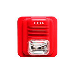 SIRENA ROJA CON STROBO 12/24V EPA-183B HAGROY