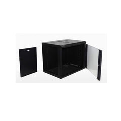 GABINETE METALICO 9U PARED NEGRO VCRACK09-4L 45CM VCONN