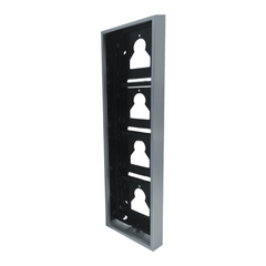 CARCAZA DE PARED DE 4 MODULOS ULTRA UT9174 COMELIT