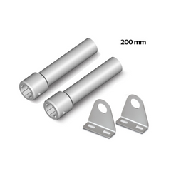 PAR DE EJES DE TRANSMISION L200MM BASCULANTE LT306 ROGER