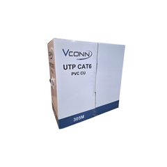 CABLE UTP CAT6 305M UNIFILAR COBRE VCONN