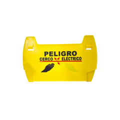 PLACA DE ADVERTENCIA PARA CERCO ELECTRICO "PELIGRO" HG-LTP HAGROY
