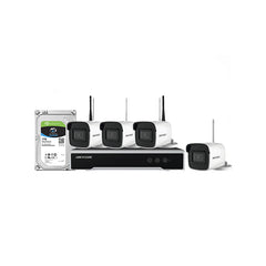 KIT NVR WIFI 1TB 4 BULLET 4MP NK44W0H-1T HIKVISION