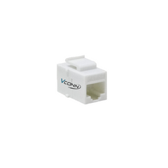 COPLA BLANCA RJ45-RJ45 CAT6 KEYSTONE FEEDTHROUGH KS6W VCONN