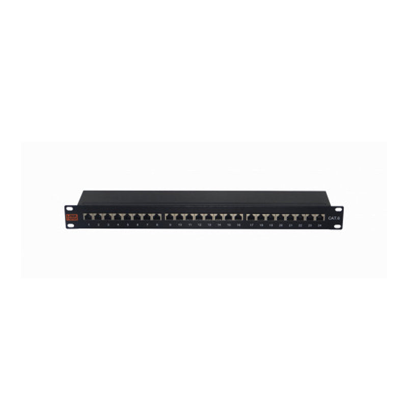 PATCH PANEL 24BOCAS CAT6 F/UTP S/FTP 0.5U PP6A24-05U LINKMAD