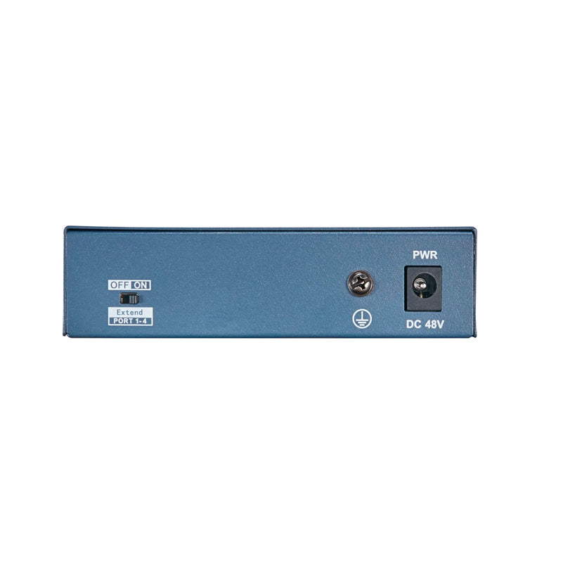 SWITCH 4 POE 58W +1B HASTA 250M DS-3E0105P-E(B) HIKVISION