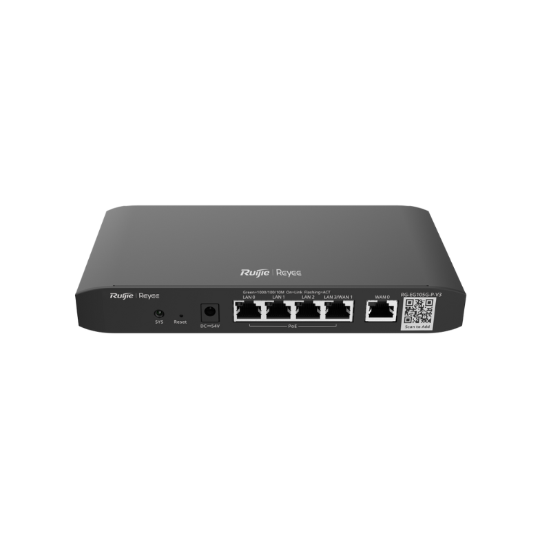 ROUTER ADMINISTRABLE CLOUD 2WAN POE RG-EG105G-P-V3 RUIJIE