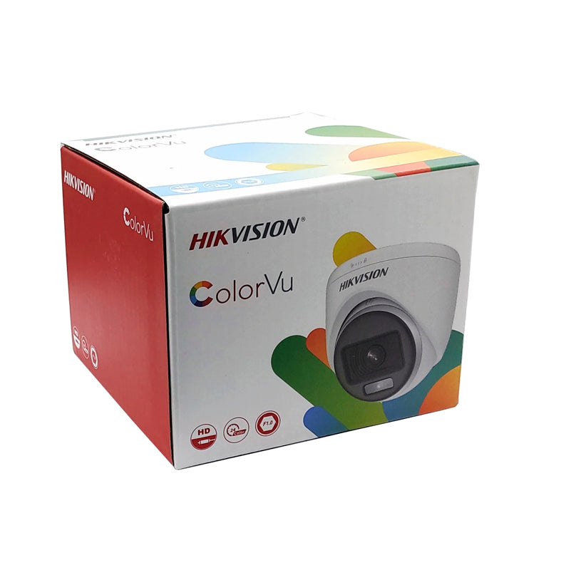 DOMO TVI COLORVULITE 2MP LUZ20M DS-2CE70DF0T-PF HIKVISION