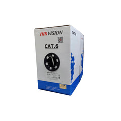 CABLE UTP CAT6 305M UNIFILAR COBRE DS-1LN6-UE-W HIKVISION