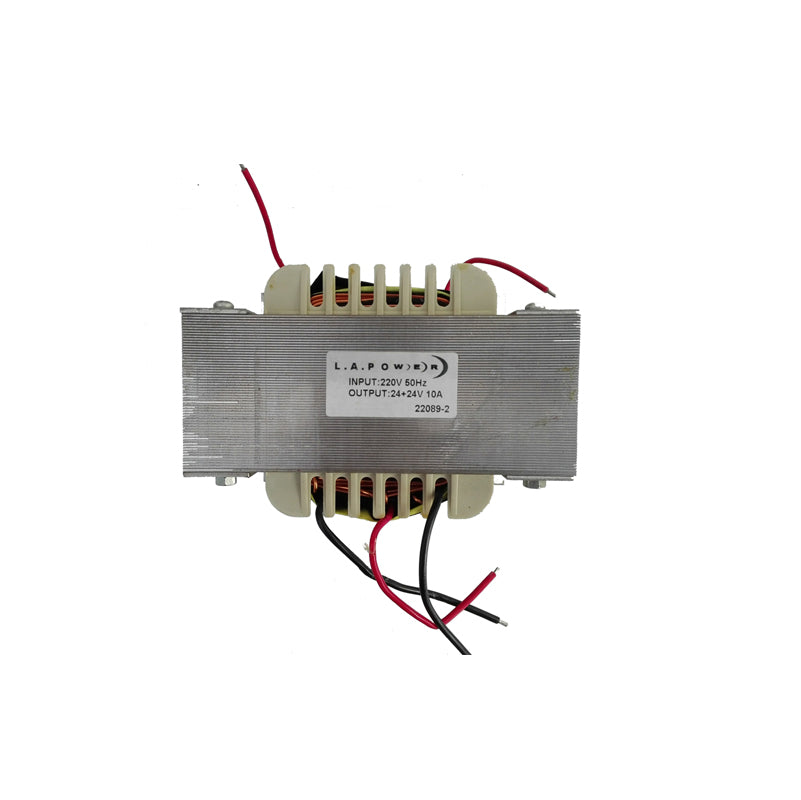 TRANSFORMADOR 24V+24V 10 AMPERES L.A.POWER