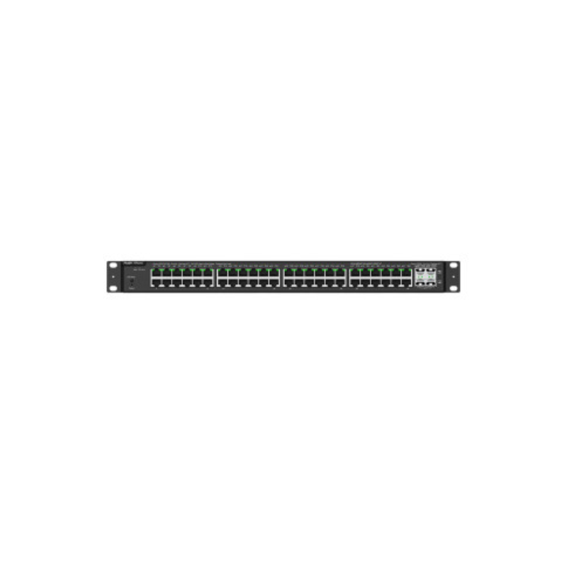 SWITCH GIGABIT CAPA 2 ADMINISTRABLE EN LA NUBE 48 PUERTOS POE+ 4 SFP RG-NBS3100-48GT4SFP-P RUIJE