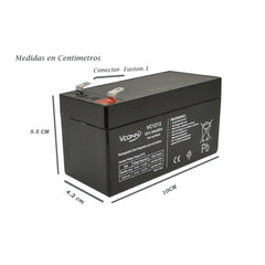 BATERIA 12V 1.3AH NORMA UL VC1213 UL VCONN