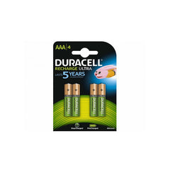 PILA BLISTER AAA RECARGABLE 4 UNIDADES AAA-X4-REC DURACELL