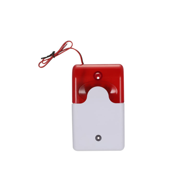 SIRENA MINI BLANCA/ROJA 12VDC 6 A 15V EPA-73 VCONN