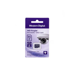 MEMORIA MICROSD WESTERN DIGITAL PURPLE 64GB