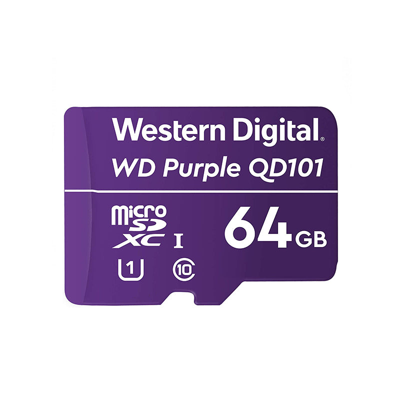 MEMORIA MICROSD WESTERN DIGITAL PURPLE 64GB