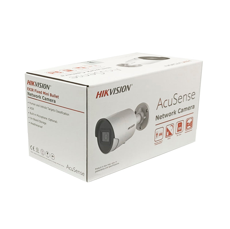 CAMARA IP 4MP 2.8MM ACUSENSE IR40M DS-2CD2043G2-I HIKVISION