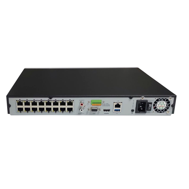 NVR 16CH 160MBPS HASTA 8MP 16 POE DS-7616NI-K2/16P HIKVISION