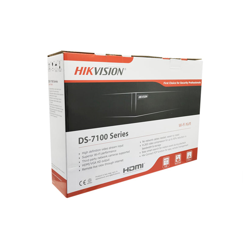 NVR WIFI 8CH 1U 50MBPS DS-7108NI-K1/W/M HIKVISION
