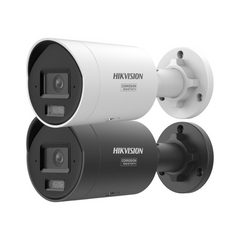 CÁMARA BULLET IP 4MP COLORVU LUZ ESTROBOSCÓPICA NEGRA 2.8MM DS-2CD2047G3-LI2UY/SRB HIKVISION