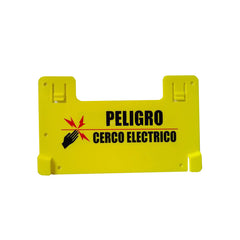 PLACA DE ADVERTENCIA PARA CERCO ELECTRICO "PELIGRO"JVA