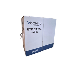 CABLE UTP CAT5E 305M UNIFILAR COBRE VCONN