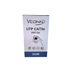 CABLE UTP CAT5E 305M UNIFILAR COBRE VCONN