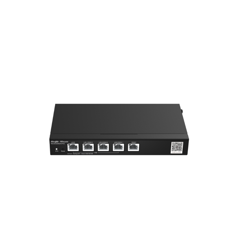 ROUTER DE SEGURIDAD GIGABIT 5 PUERTOS POE+ RG-EG305GH-P-E RUIJIE