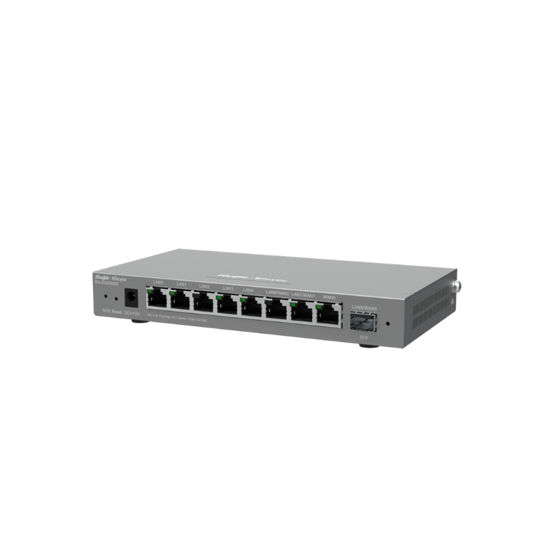 ROUTER DE SEGURIDAD GIGABIT 9 PUERTOS RG-EG209GS RUIJIE.