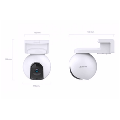 DOMO IP PT 4G WIFI 4K A BATERIA DEFENSE SIN FUENTE EB8 PRO EZVIZ.
