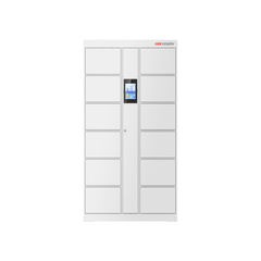 LOCKER INTELIGENTE 12 GABINETES CON FACIAL DS-KLM28-12(O-STD)/LA HIKVISION.