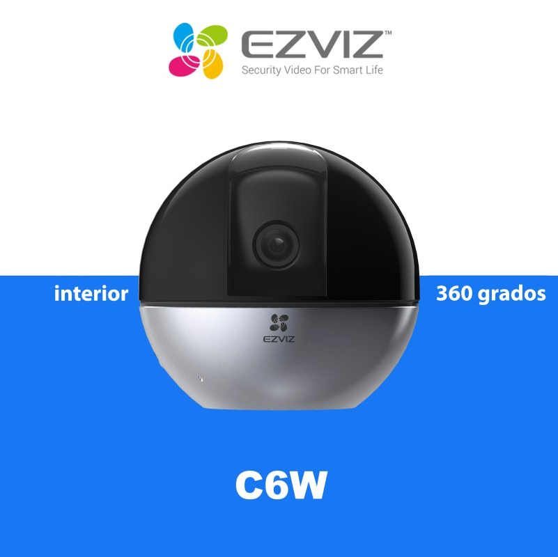 Cámara 360 interior wifi con vista panorámica EZVIZ C6W