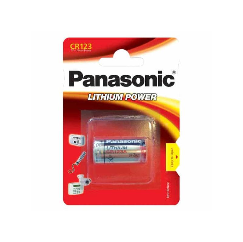 Panasonic Batería de litio CR123 industrial CR123 3V